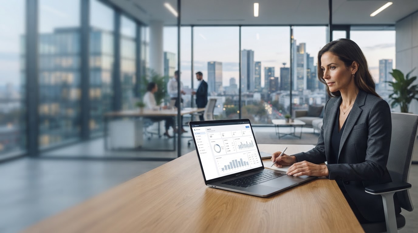 Lunexora dashboard preview showing predictive analytics and risk assessment visualisations